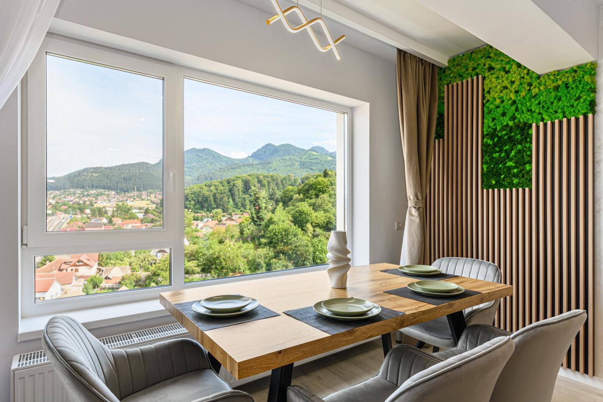 Mountain View Retreat Apartment - Braşov Buitenkant foto